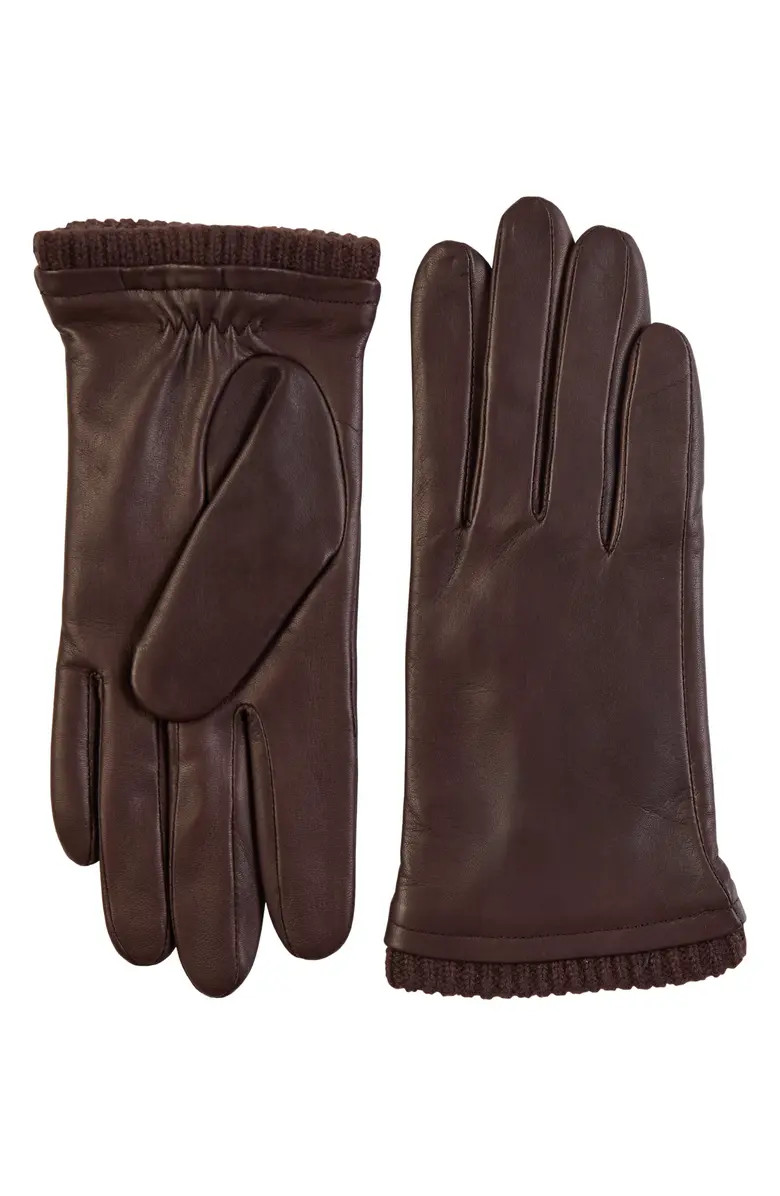 Vince Cashmere Lined Leather Gloves | Nordstromrack | Nordstrom Rack