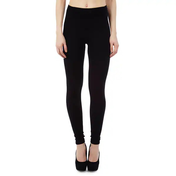 Golden Black Rochelli Seamless Black Leggings (Pack of 6) | Bed Bath & Beyond