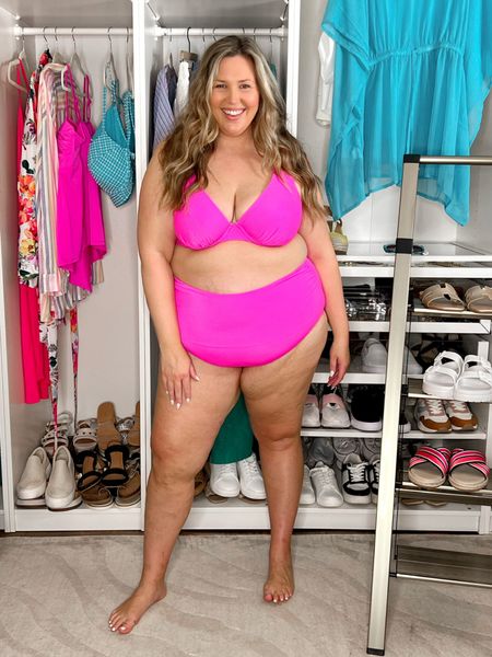 Plus Size Vacation Outfit! 

These Underwire Plunge Bikini Top (size 42DD) and Foldover-Waist Swim Briefs (size 20) are so supportive and lifting. Definitely recommend! 

#LTKSeasonal #LTKPlusSize #LTKSwim