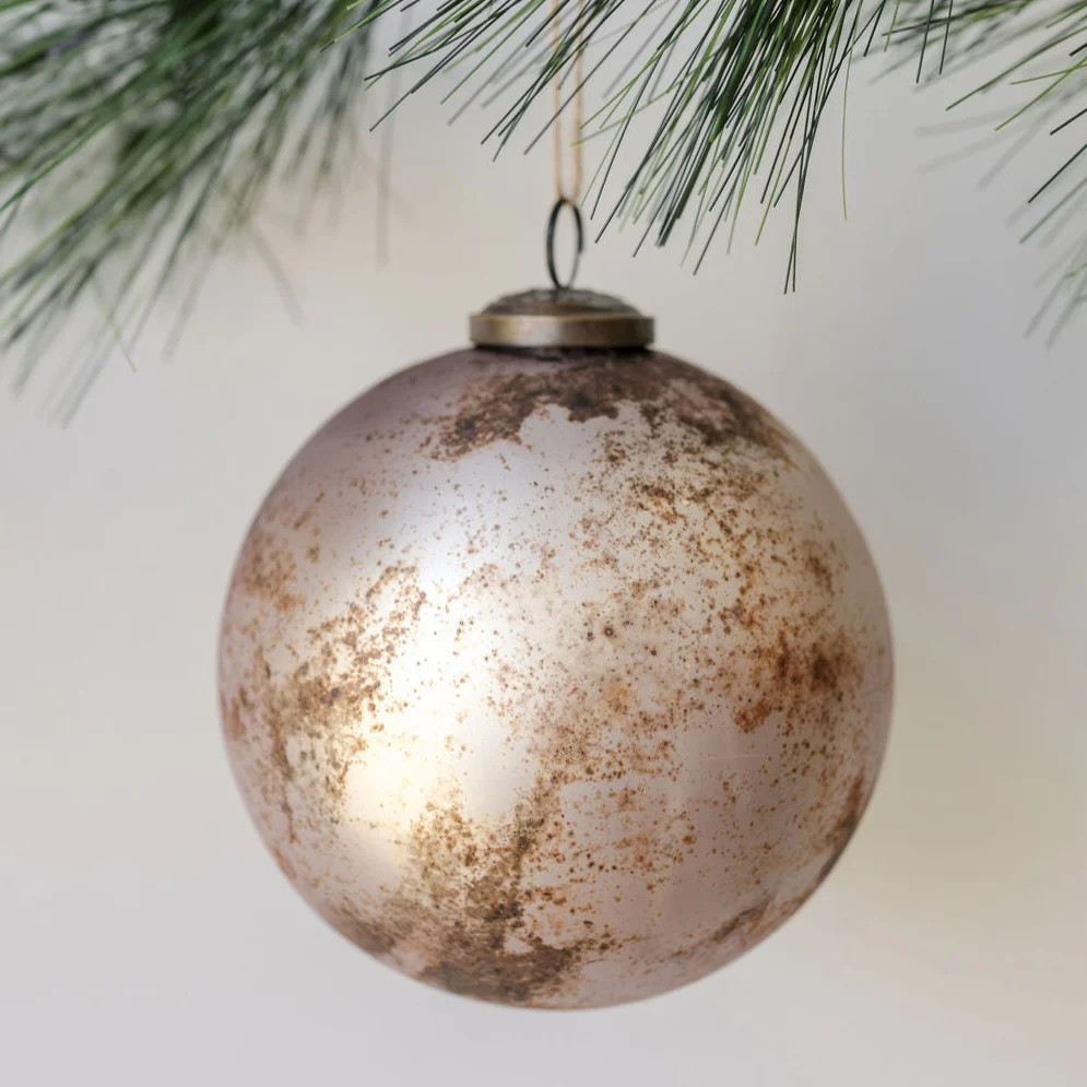 5" Mercury Marble Glass Ornament | CG Hunter