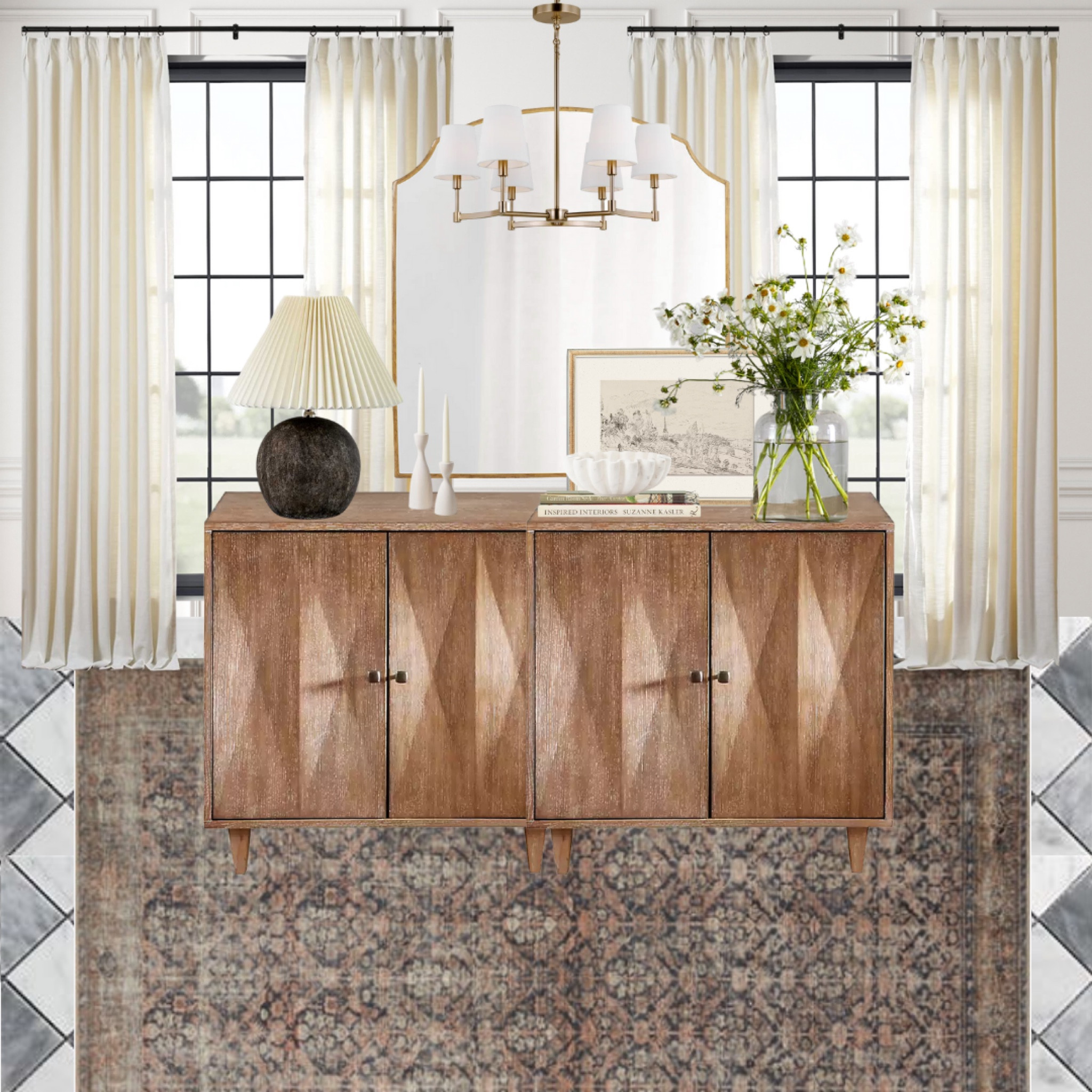 Foyer design idea, modern traditional entryway 

#LTKhome