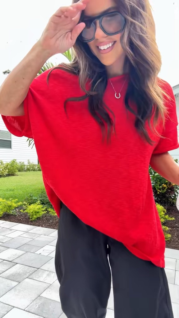 Top in a medium - need a small
Pants in a xs 
Shoes true to size 

@amazon casual barrel pants outfit

#LTKootd #LTKmomlife #LTKPetite
