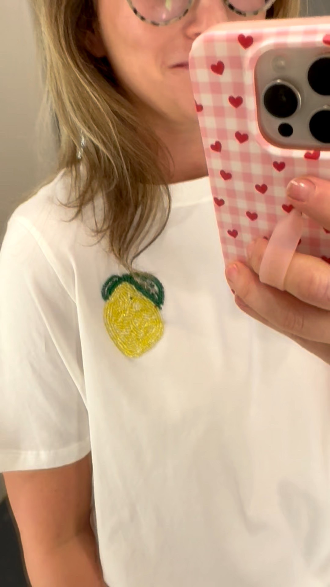 Cute little white tshirt with beaded lemon 

#LTKootd #LTKdayinmylife
