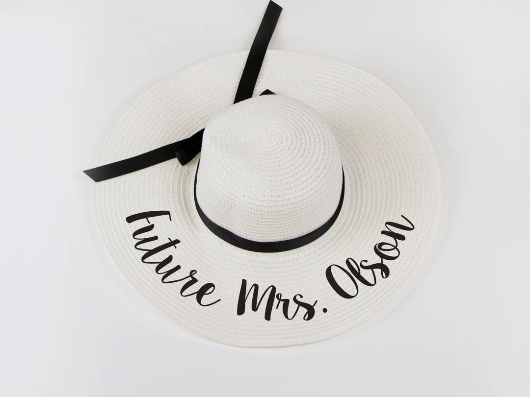 Future Mrs Floppy Hat Bride to Be Beach Hat Bachelorette Sun - Etsy | Etsy (US)