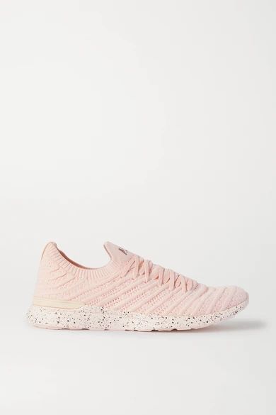APL Athletic Propulsion Labs - Techloom Wave Mesh Sneakers - Baby pink | NET-A-PORTER (US)