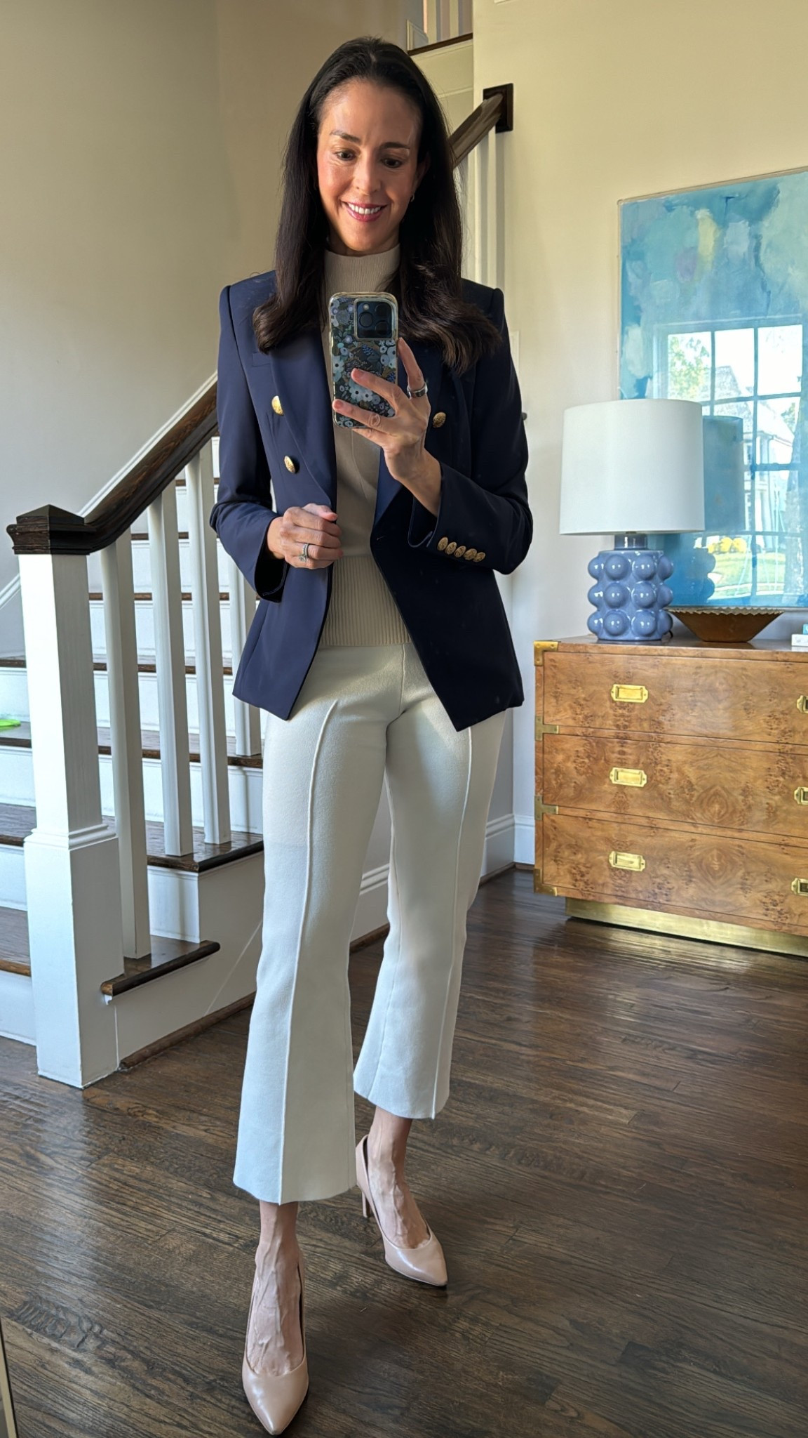 A classic navy blazer never goes out of style. This one looks and feels like a $700 designer style,, but is only $100. 

Size small

#LTKFindsUnder100 #LTKStyleTip #LTKWorkwear