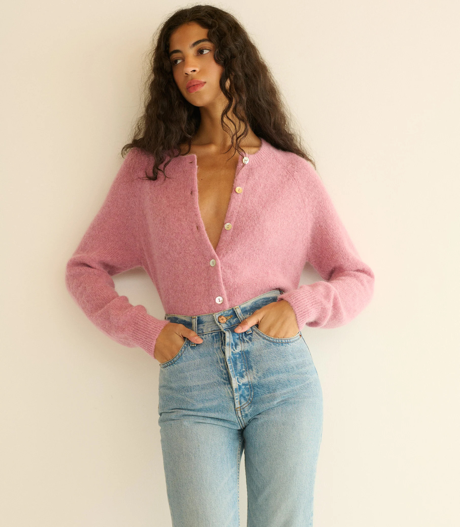 Petra Cardigan - Rosebud | D\u00d4EN | DOEN