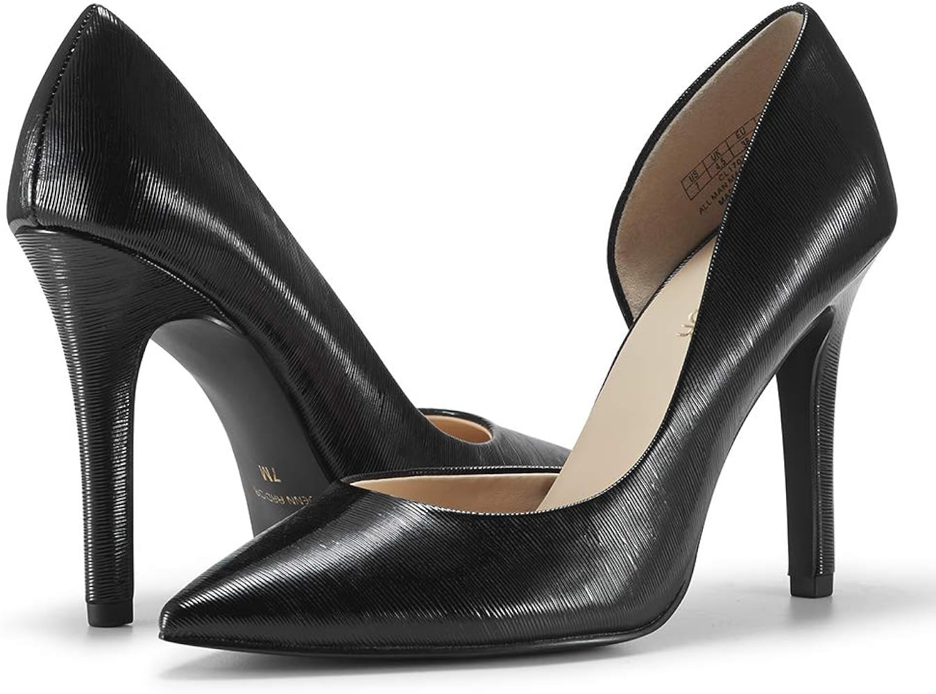 JENN ARDOR Stiletto High Heel Shoes for Women: Pointed, Closed Toe Classic Slip On Dress Pumps | Amazon (US)