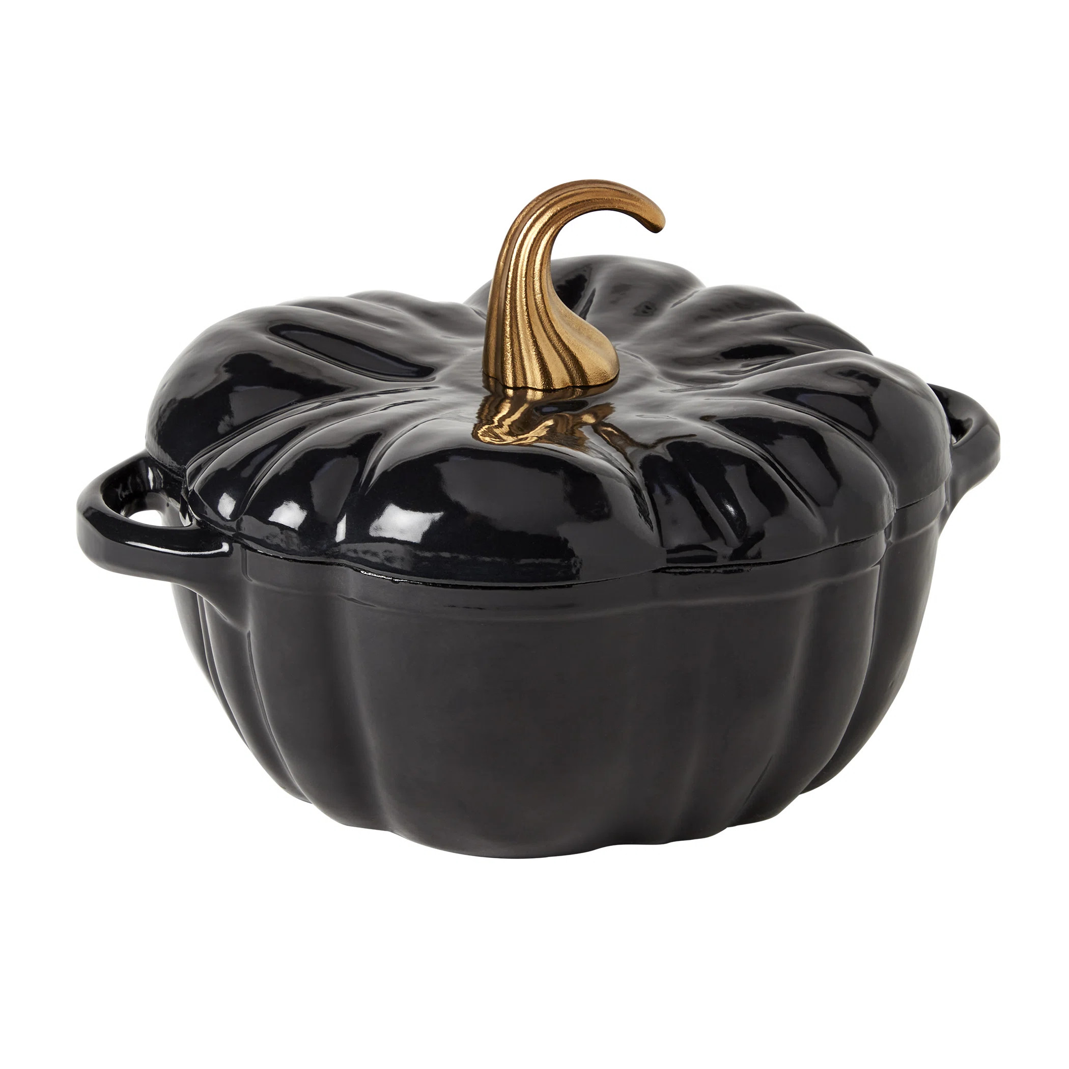Smith and Clark Cast Iron Pumpkin Figural Dutch Oven | Wayfair North America