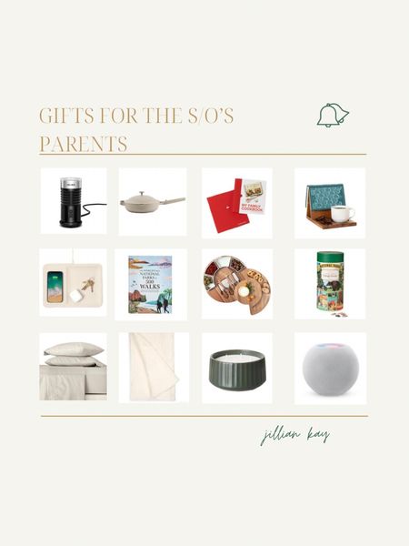 Gifts for Parents (or the S/O’s parents)

Casaluna sheets, kurig milk frothed, our place pan, barefoot dreams blankets, hearth and hand candles, apple HomePod mini, and more! 

Ig: @jkyinthesky & @jillianybarra

#giftideas #giftinspo #christmasshopping #giftguide #giftsforthem #giftsforparents #giftsforinlaws #coolchristmasgifts 

#LTKCyberweek #LTKGiftGuide #LTKHoliday