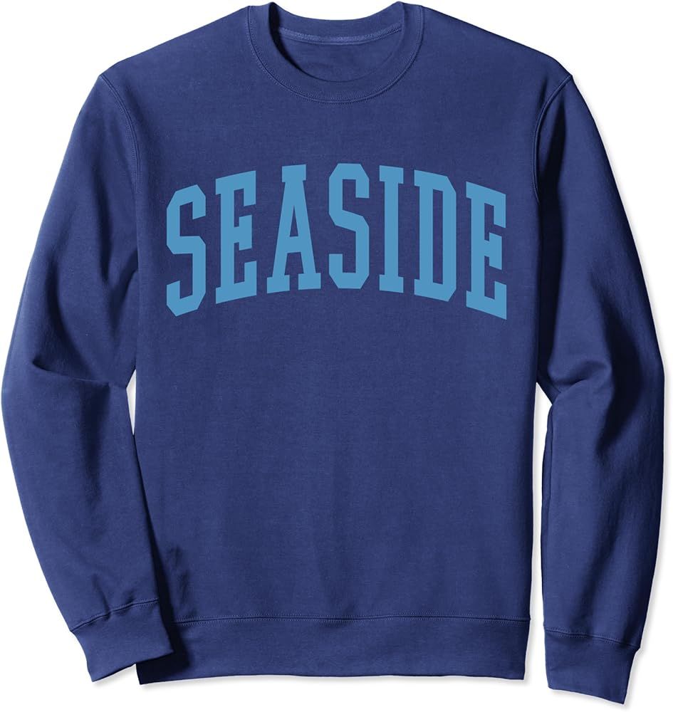 Seaside Classic Style Blue Beach Vacation Sweatshirt | Amazon (US)