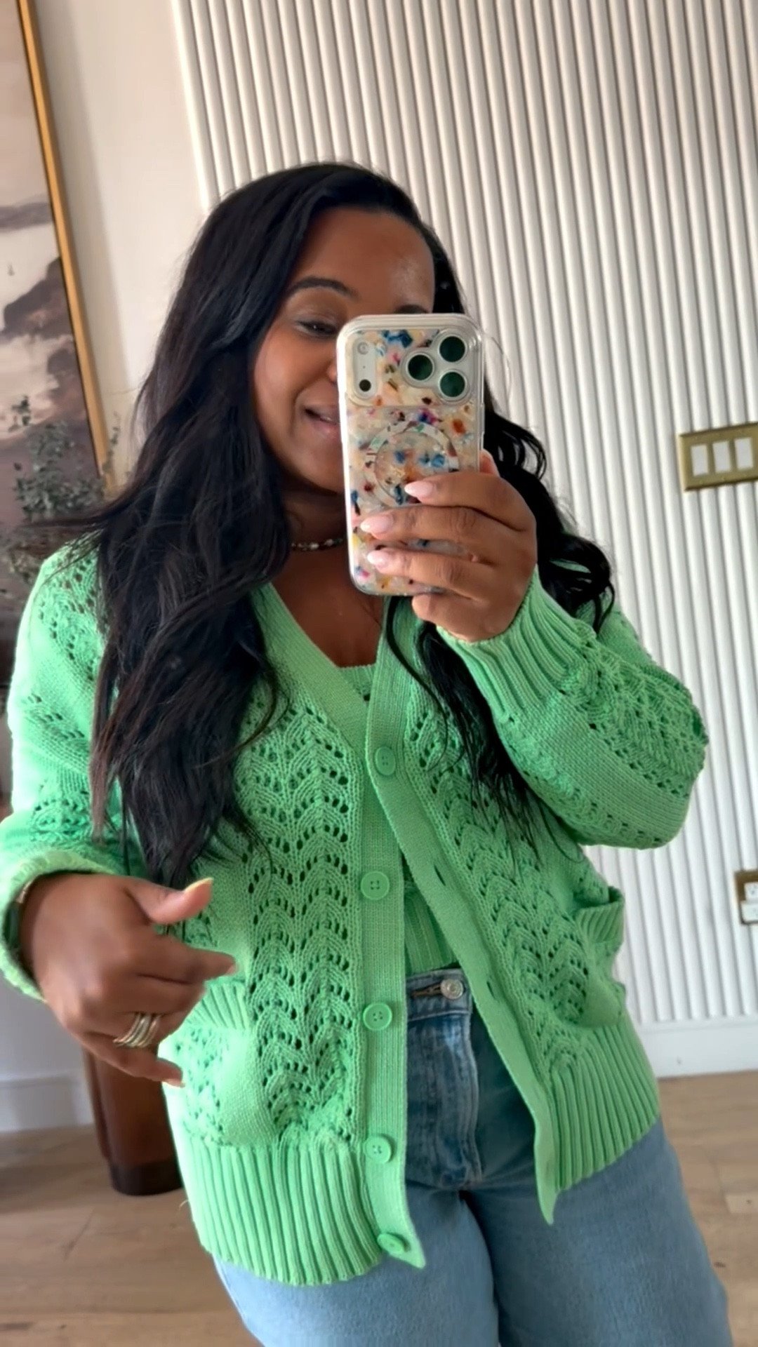 Today’s outfit of the day!! Cute matching cami and cardigan from Walmart!!

#LTKgrwm #LTKootd #LTKSeasonal