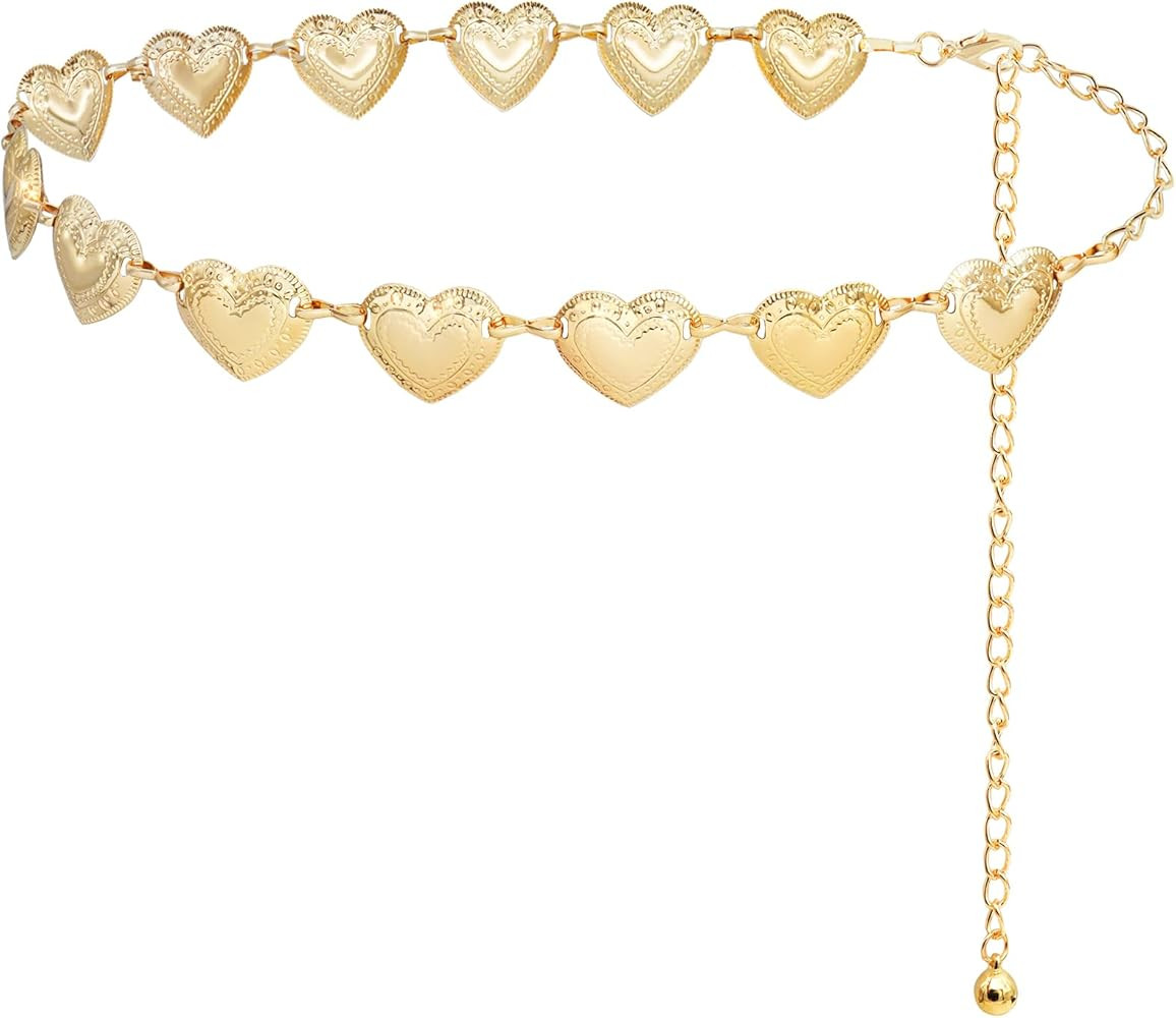 Trendy Women's O-Ring Adjustable Waist Chain - Fashion Accessory for Jeans and Dresses | Amazon (US)