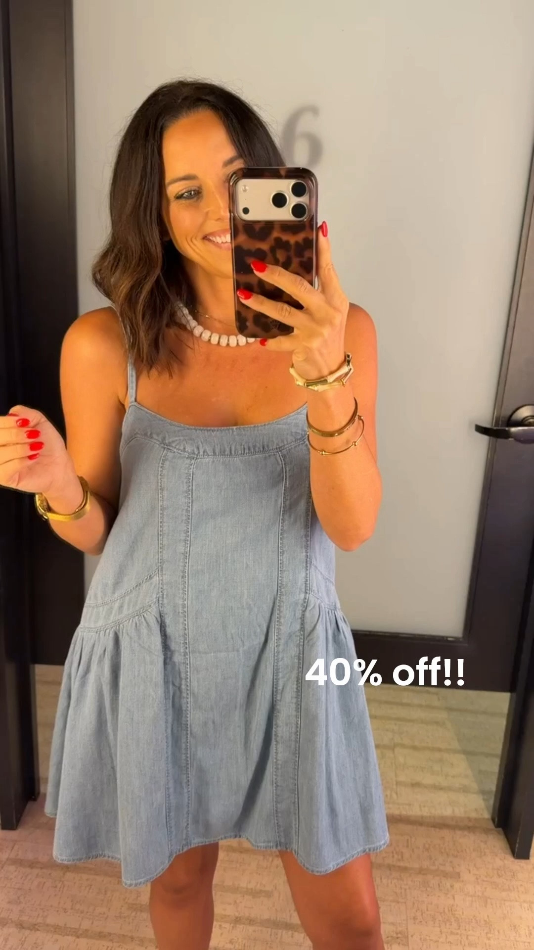 40% off at Abercrombie and this dress is SO cute. 🤍 The lightweight denim makes it perfect for summer, and the relaxed fit is one you’ll keep reaching for.

Size XS
5’3” for reference

#abercrombie #abercrombiefinds #abercrombiestyle #denimdress #summerdress #casualstyle #summeroutfit #ltkstyle #salefinds #everydaystyle