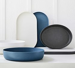 Mason Modern Outdoor Melamine Serving Platter & Bowl Set | Pottery Barn (US)
