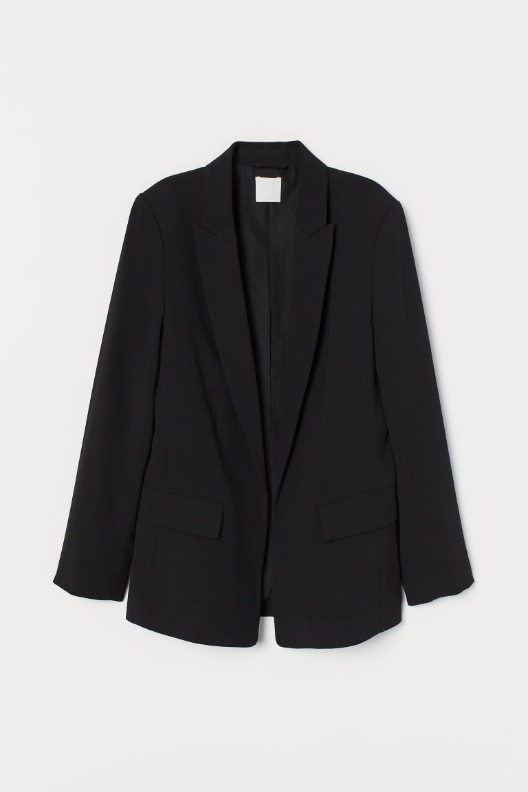 H & M - Long Jacket - Black | H&M (US)