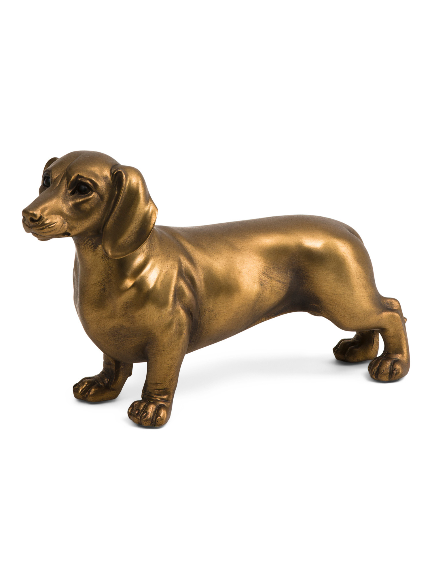 11.5x3.5x6.5 Metallic Dachshund Decorative Figurine | TJ Maxx