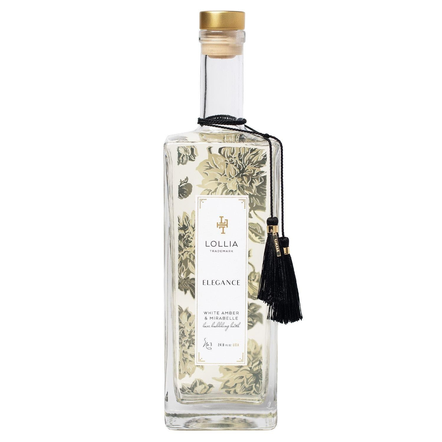 Lollia Elegance Bubble Bath, 24.8 fl. oz. – White Amber & Mirabelle – Soothing & Moisture-Ric... | Amazon (US)