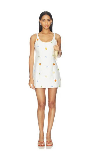 The Wolf Gang Romy Mini Dress in Ivory. - size XL | Revolve Clothing (Global)