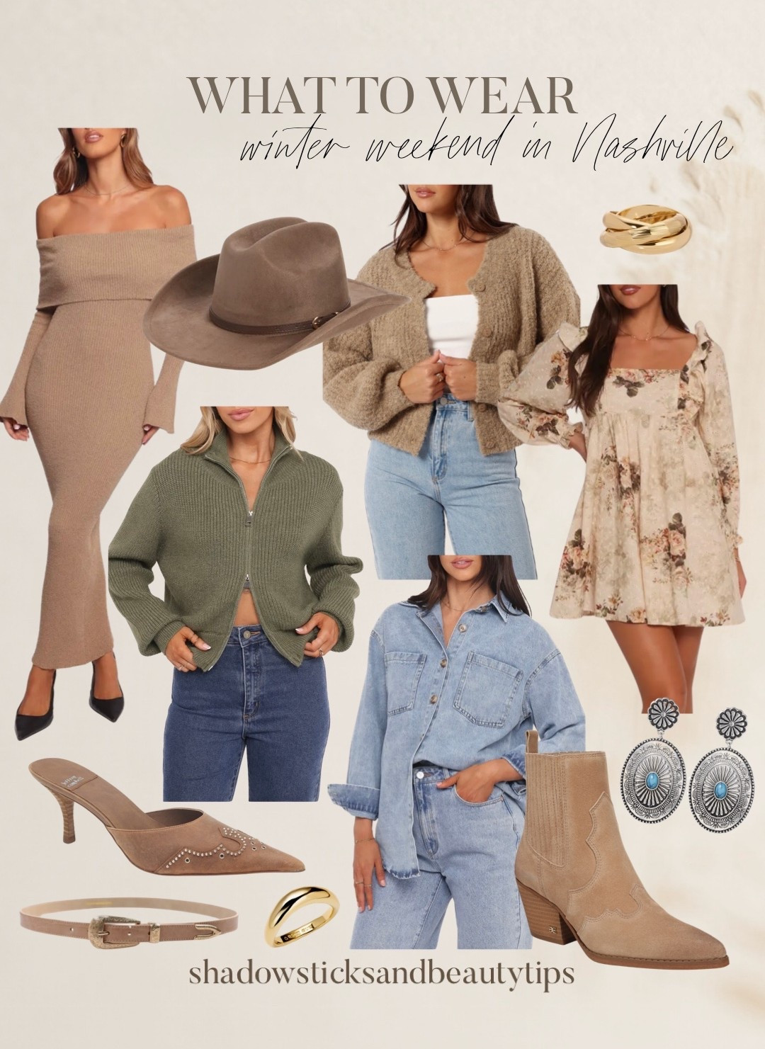 What to wear to Nashville this winter, winter Nashville outfits, western outfits 

#LTKTravel #LTKSeasonal