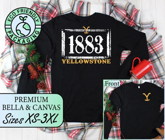 Yellowstone Dutton Ranch 1883 Two Color Design Shirt | Etsy | Etsy (US)