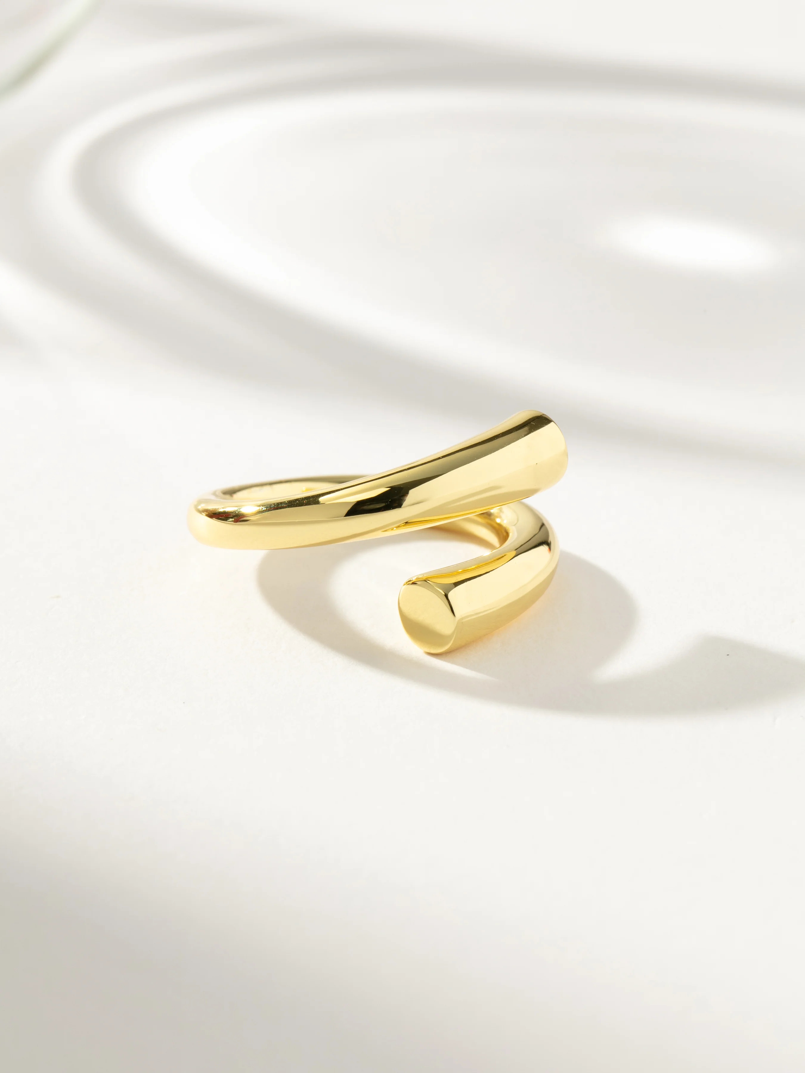 Around Town Crossover Statement Ring in Gold | Uncommon James | Uncommon James