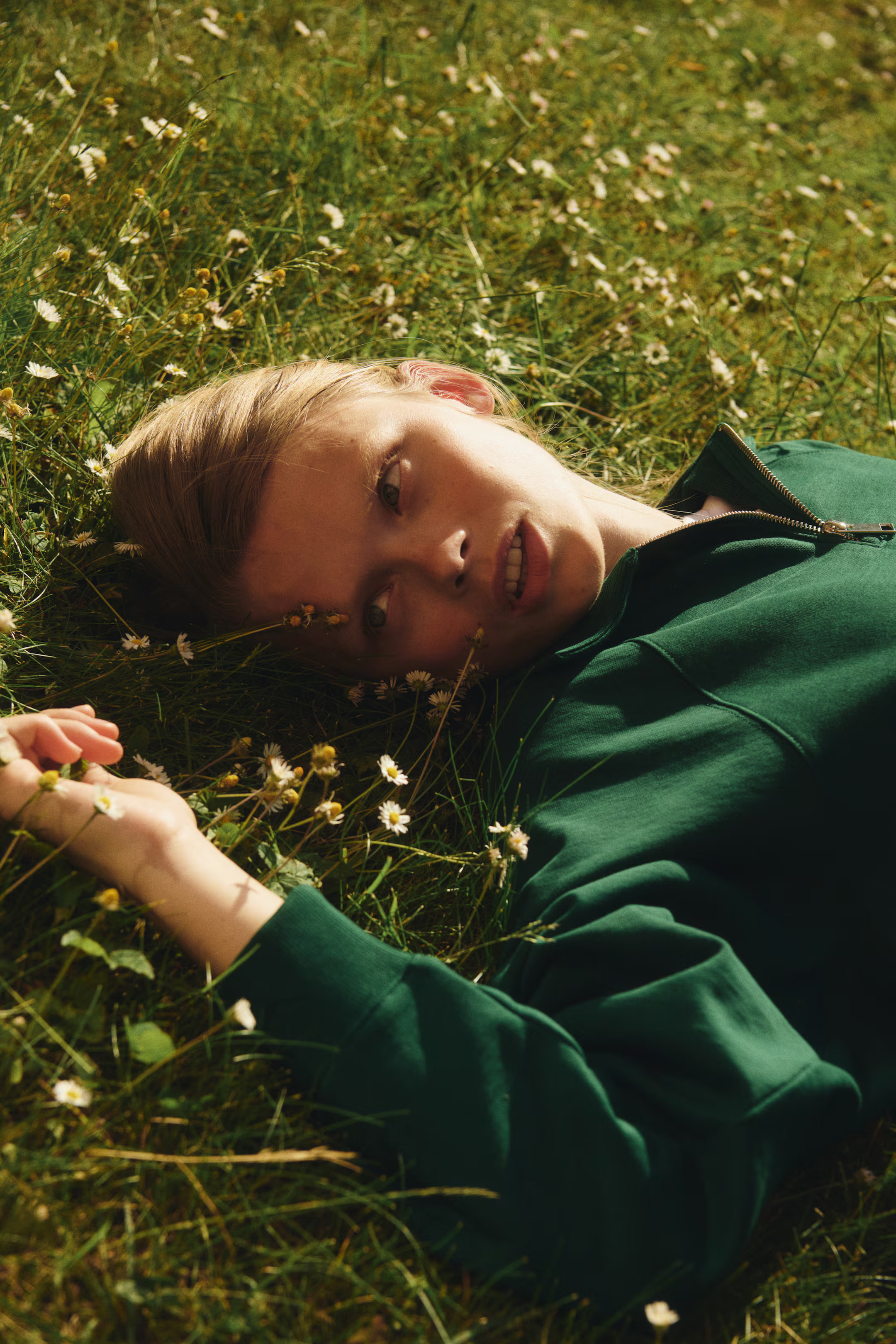 Oversized Half-Zip Sweatshirt | H&M (US + CA)