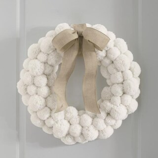 Pom Pom Cluster Wreath | Grandin Road | Grandin Road
