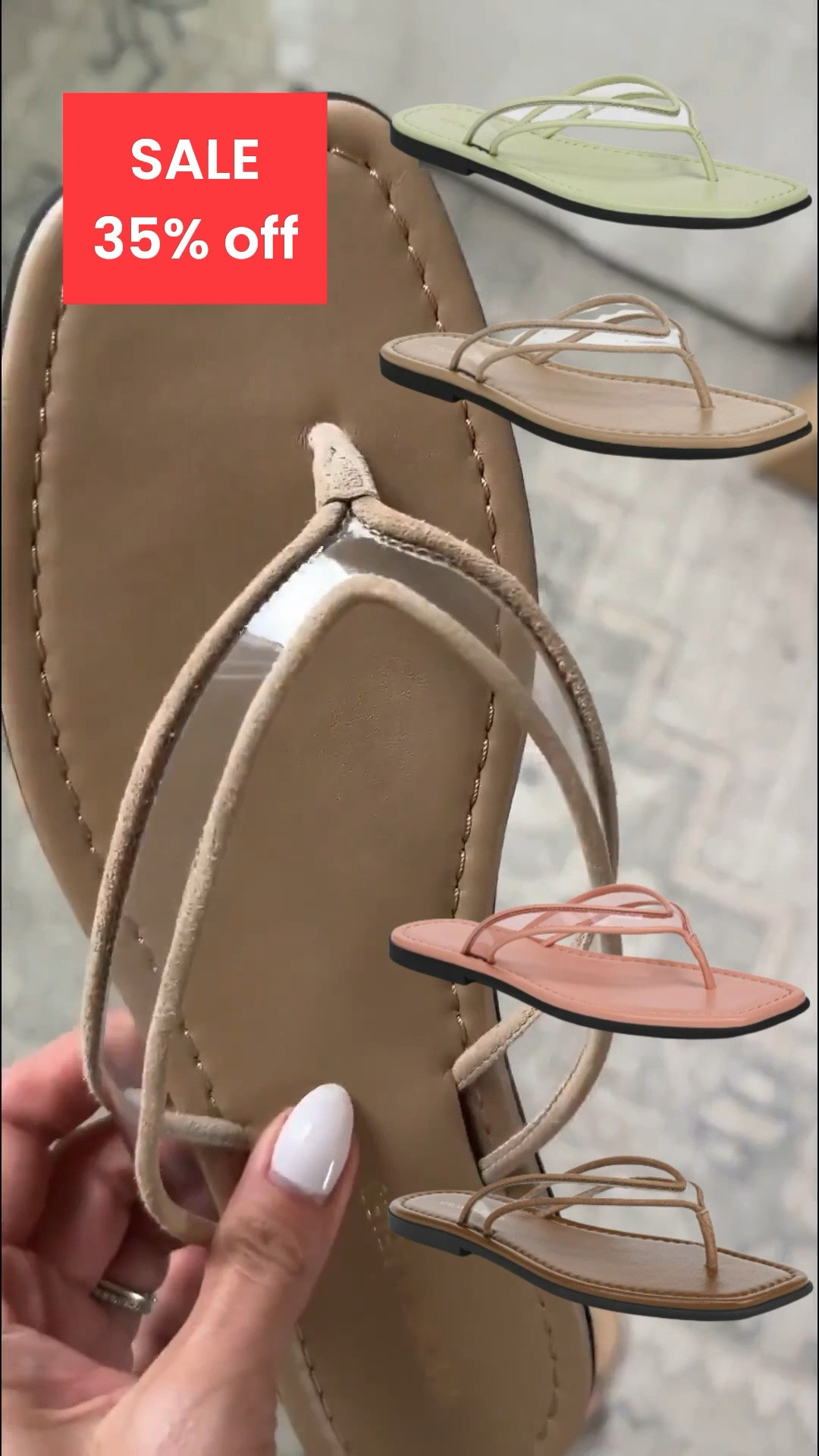 Veronica Beard flip flops on sale 35% off.

#LTKSaleAlert #LTKOver40