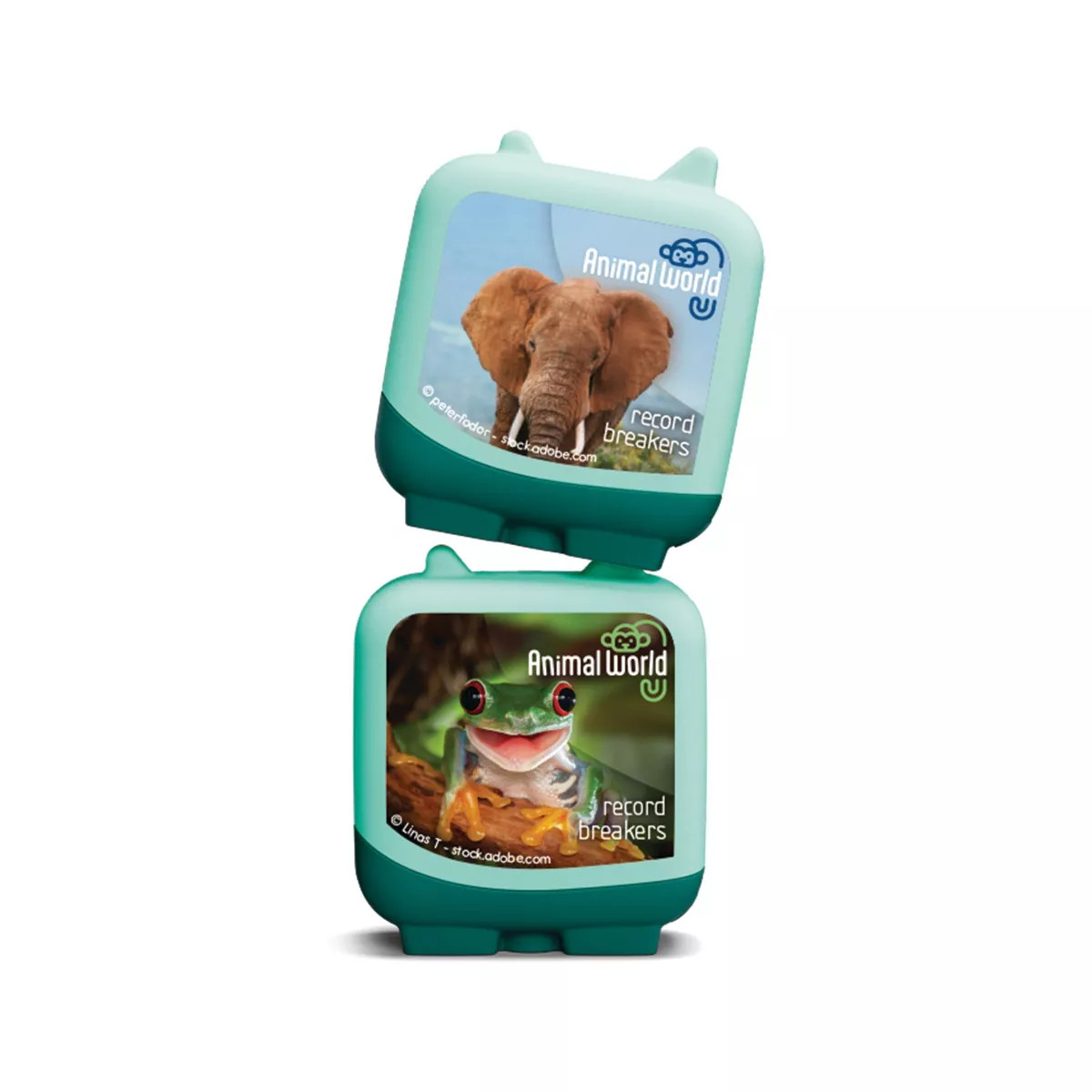 Tonies Animal World: Elephant and Frog Audio Play Figurines 2pk | Target