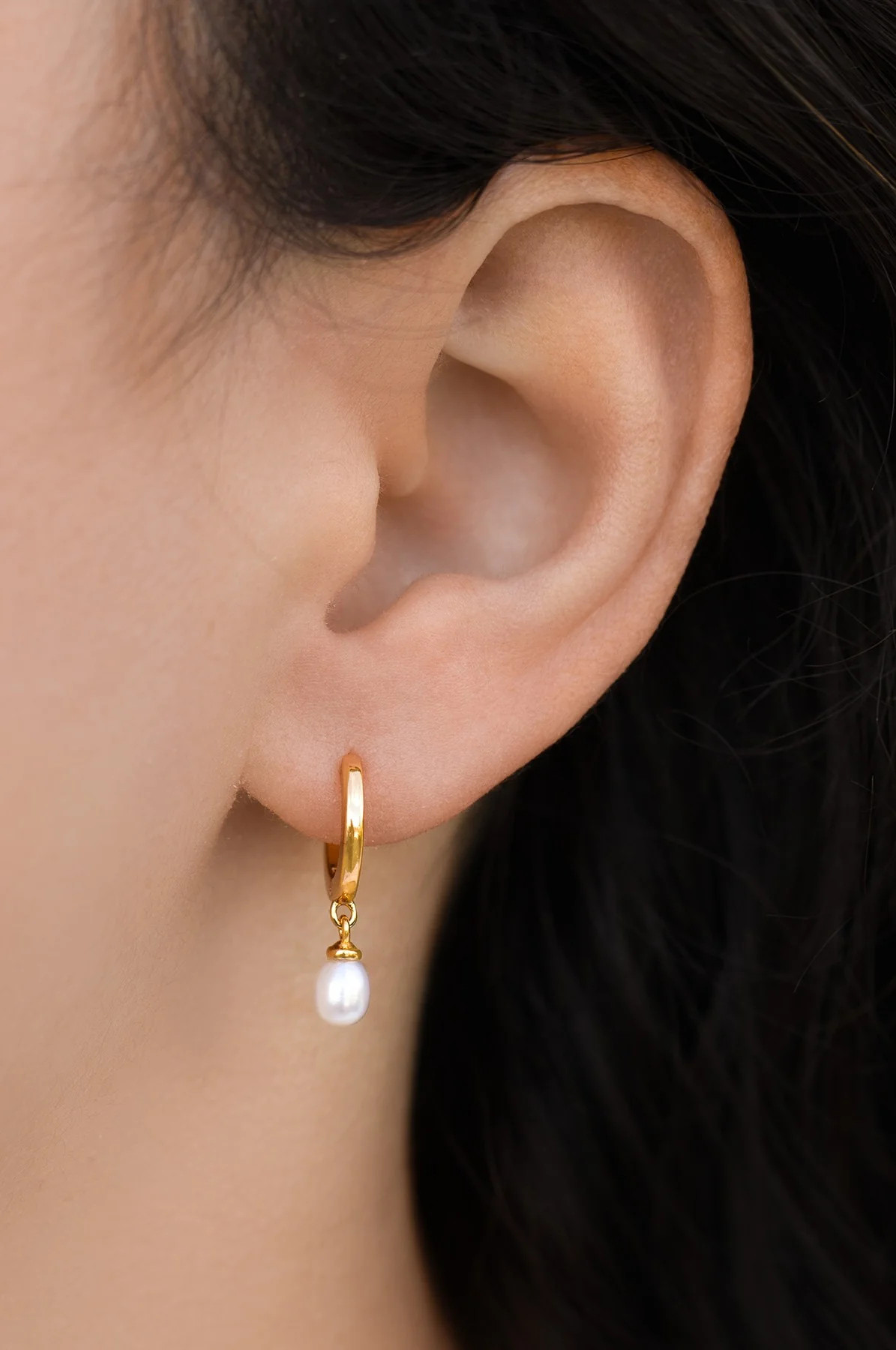 Pearl Mini Hoops | South Moon Under