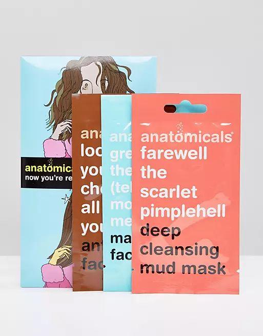Anatomicals – Gesichtsmasken im 3er-Pack | ASOS (Global)