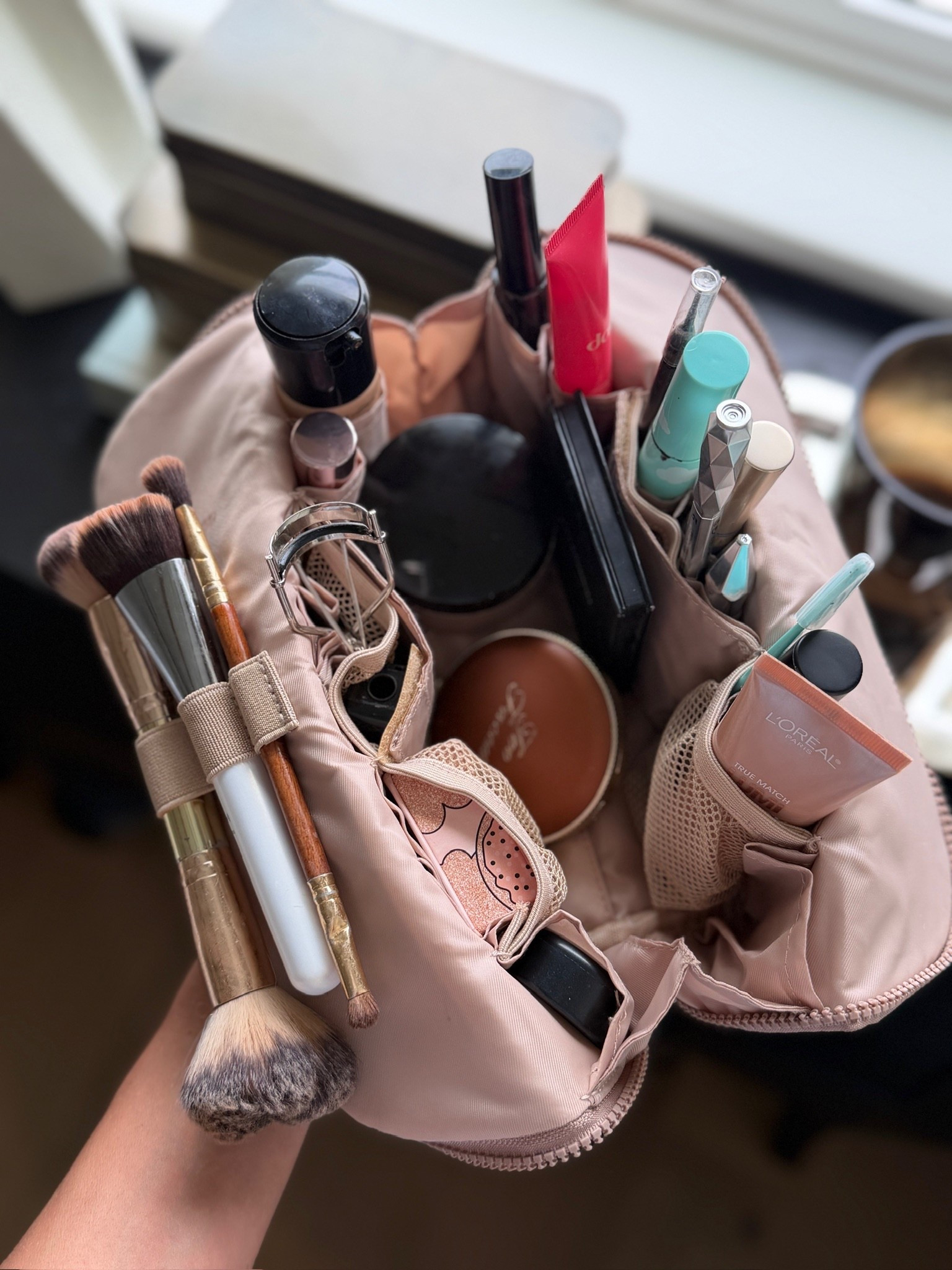This Amazon makeup bag has been a latest obsession for me! I have taken it to Cabo, NYC, and soon Peru! It’s a designer inspired bag for way less. A great mother’s day gift for day to day life, or traveling! 

#LTKBeauty #LTKMothersDay