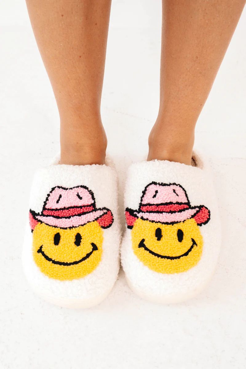 Cozy Cowboy Slippers - White | The Impeccable Pig