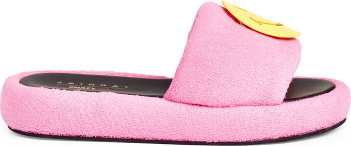 JOSHUAS Smiley® x JOSHUAS Smile Slide Sandal | Nordstrom | Nordstrom