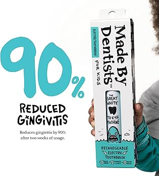 Made by Dentists Kids Electric Toothbrush - Rechargeable Vibrating Toothbrush with Timer, Include... | Amazon (US)