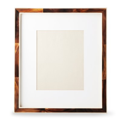 Horn and Bone Picture Frame, Dark, 8" X 10" | Williams-Sonoma