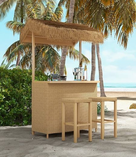Tiki hut bar perfect for backyard entertaining!  Outdoor furniture, patio furniture, father’s Day gift

#LTKParties #LTKGiftGuide #LTKHome