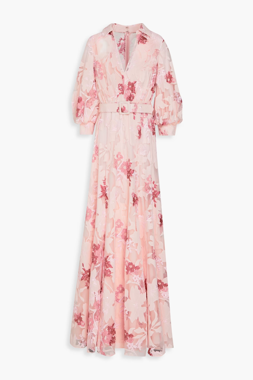 Embellished chiffon and tulle maxi dress | The Outnet (UK and Europe)
