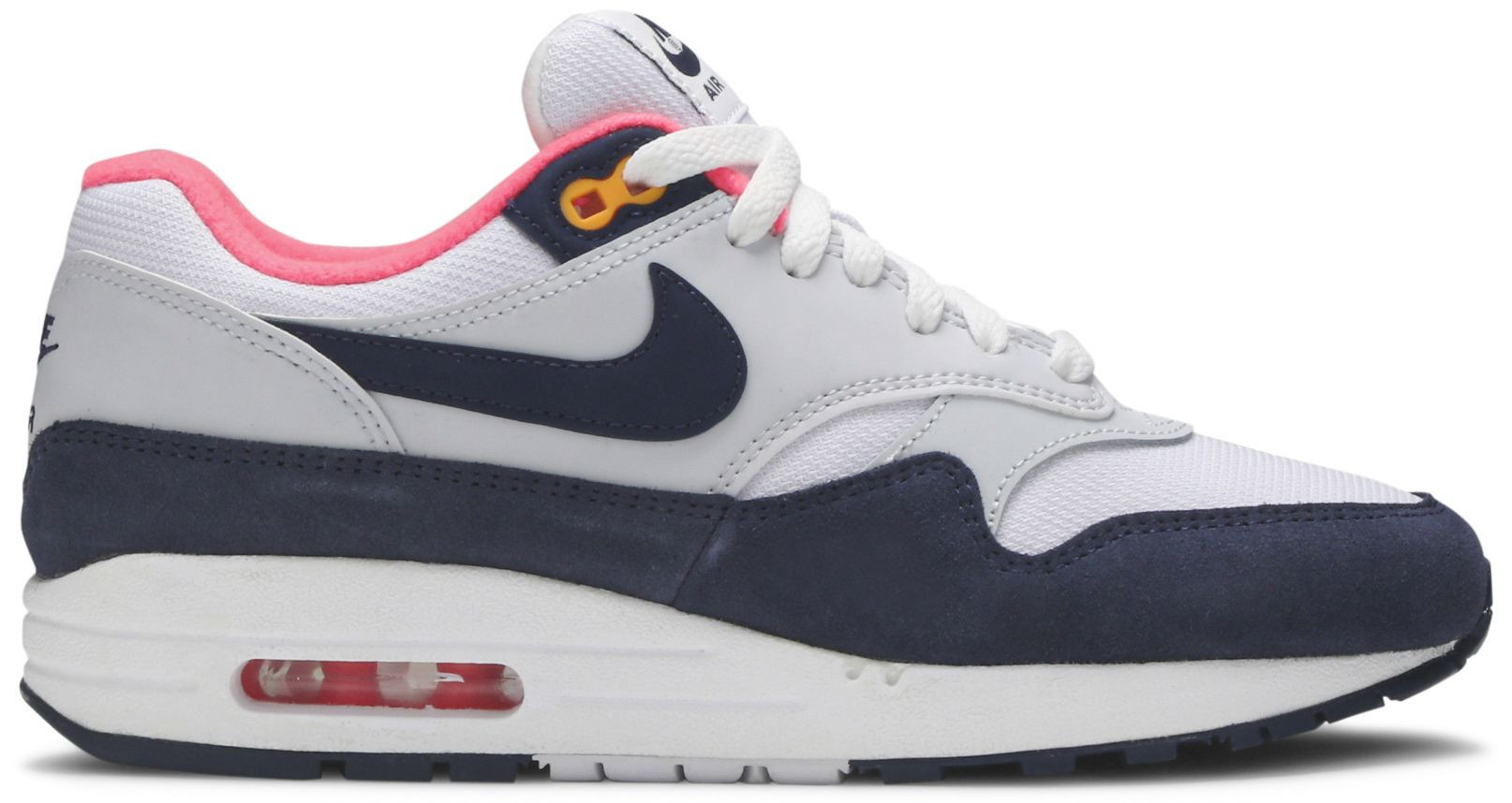 Buy Wmns Air Max 1 'Midnight Navy Pink' - 319986 116 | GOAT | GOAT