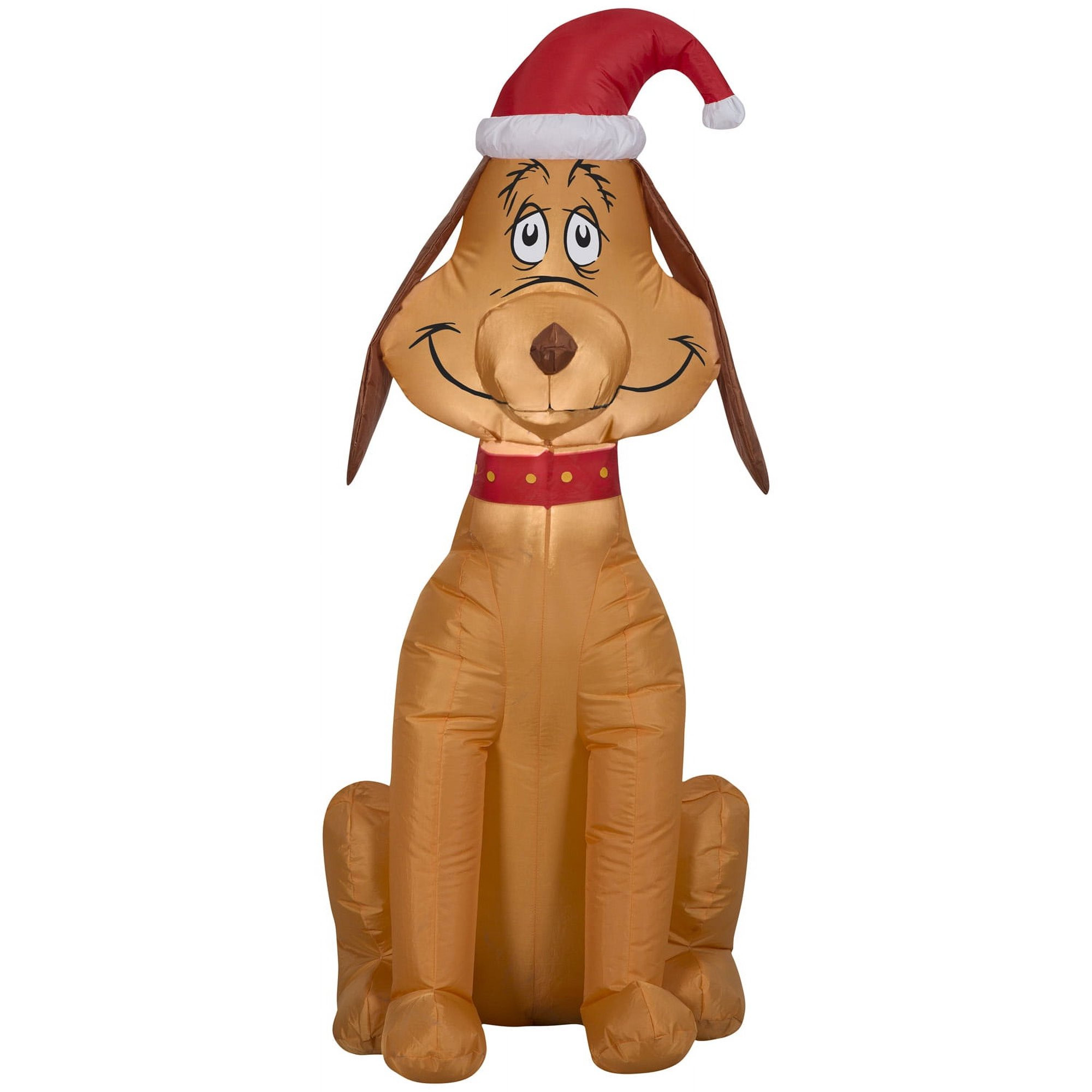 Dr. Seuss The Grinch Santa Max 3.5 Ft. Airblown Inflatable | Walmart (US)