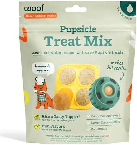 WOOF Dog Pupsicle Mix - Easy-to-Make DIY Pupsicle Refills - Tasty, Healthy Pupsicle Mix - Wholeso... | Amazon (US)