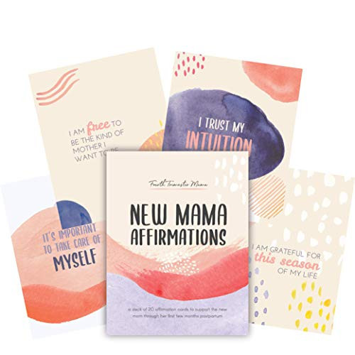 New Mama Affirmations - A Warm and Vibrant Deck of 20 Uplifting Postpartum Affirmation Cards to Support New Moms Through Postpartum, the Fourth Trimester, and Beyond | Amazon (US)