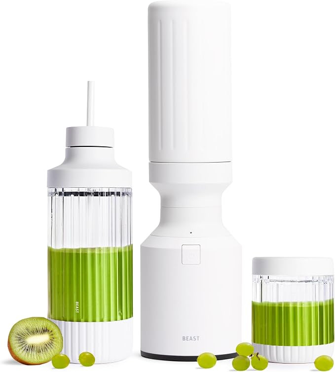 Beast Mighty 850 Stainless Steel | Compact Personal Blender | Extra Vessels | Keeps Blends Cold |... | Amazon (US)