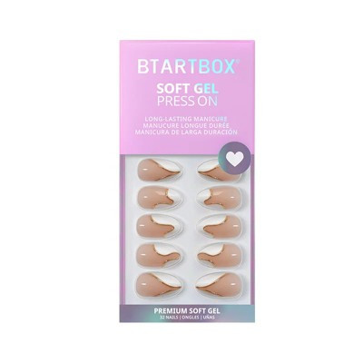 BTArtbox Press-On Nails - Tiny Gloden - S Almond -32ct | Target