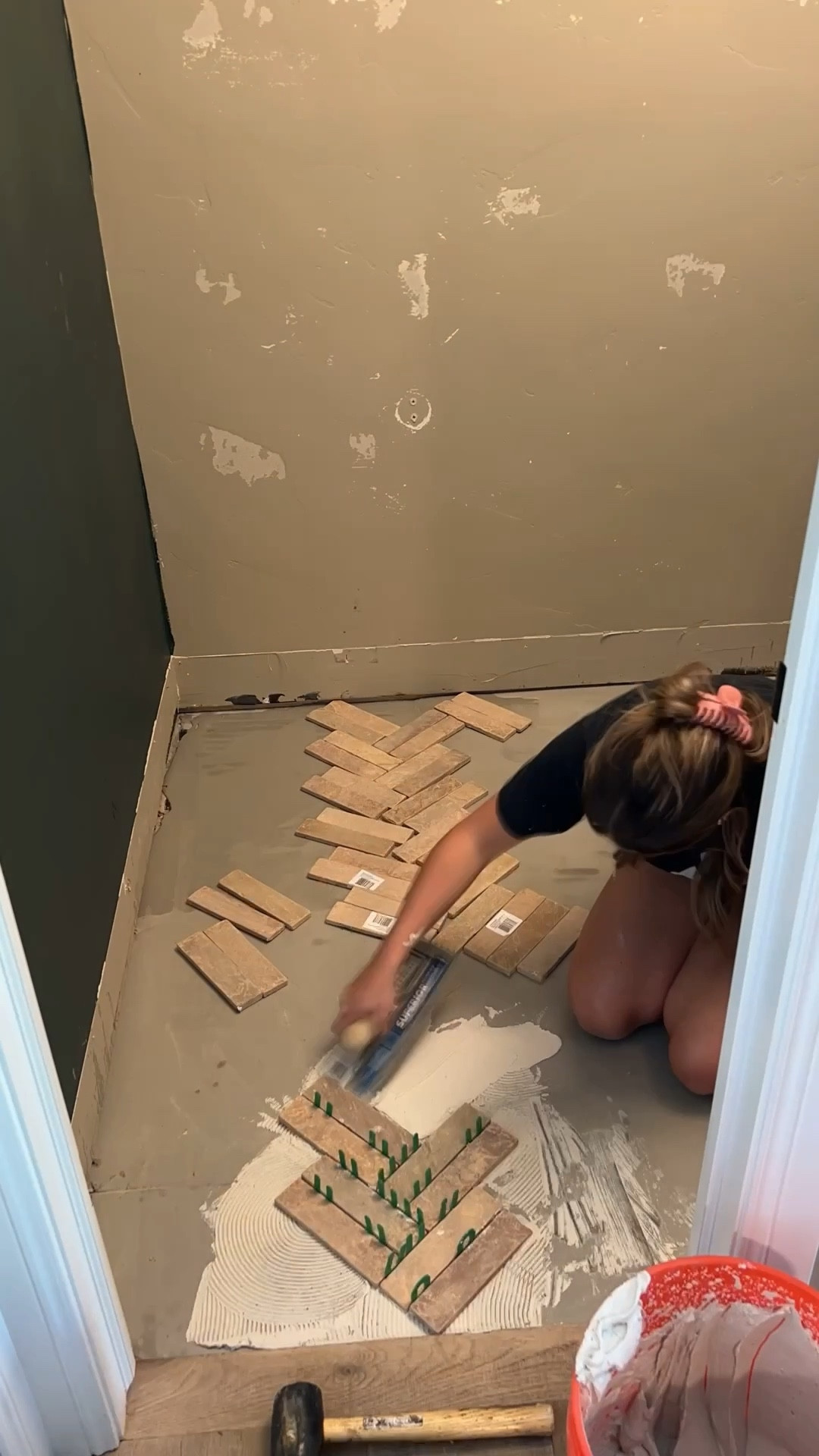 Half Bath Makeover Day 2! 

#LTKHome