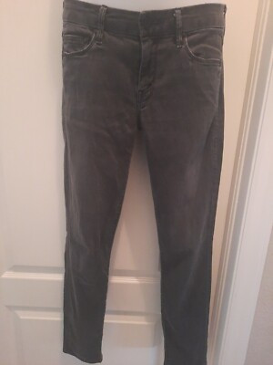 Mother Women's The Looker Crop True Hollywood Lies Jeans BLK Size 27 Made in USA | eBay US