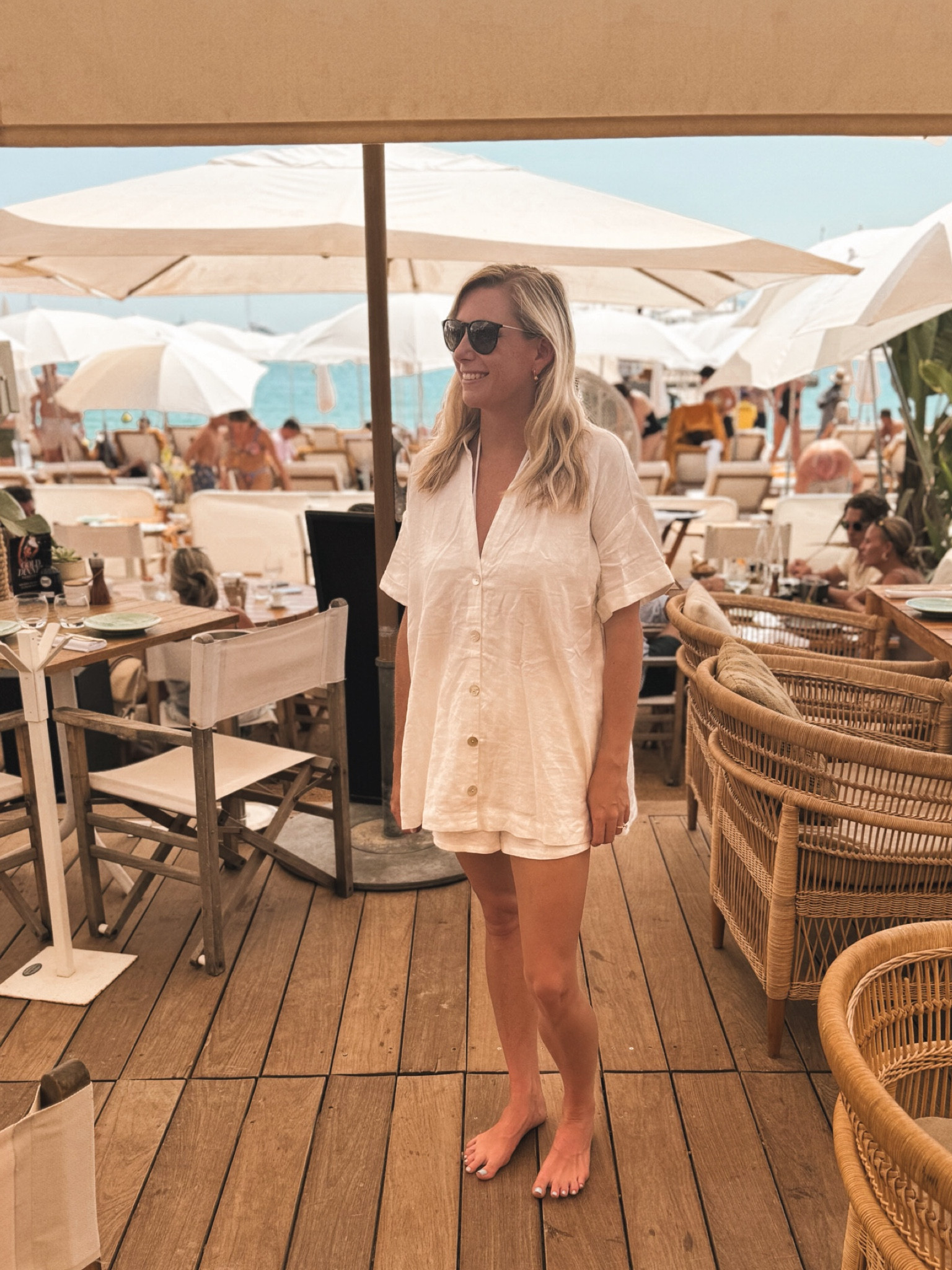 Love a linen set for summer that you can wear as a coverup or out and about 

#LTKSeasonal #LTKSwim #LTKTravel