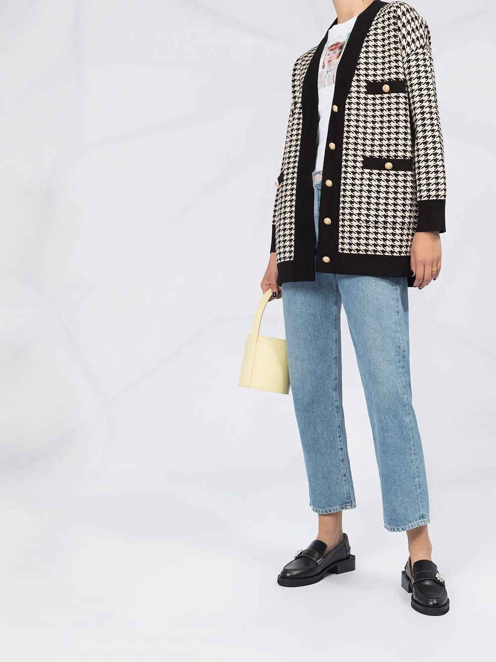 houndstooth cardigan | Farfetch (US)