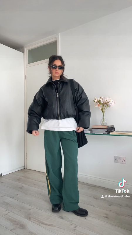Green joggers outfit 

Joggers outfit, minimal outfit, how to style joggers, biker boot outfit, street style outfit, puffer jacket outfit, 

#LTKeurope #LTKshoecrush #LTKstyletip